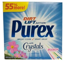 1 Box 4lb Purex 70 Oz Dirt Lift Action Crystals Fresh Mountain Detergent Breeze