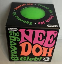 Schylling Nee Doh The Groovy Glob Green 2.5-Inch Small Stress Ball