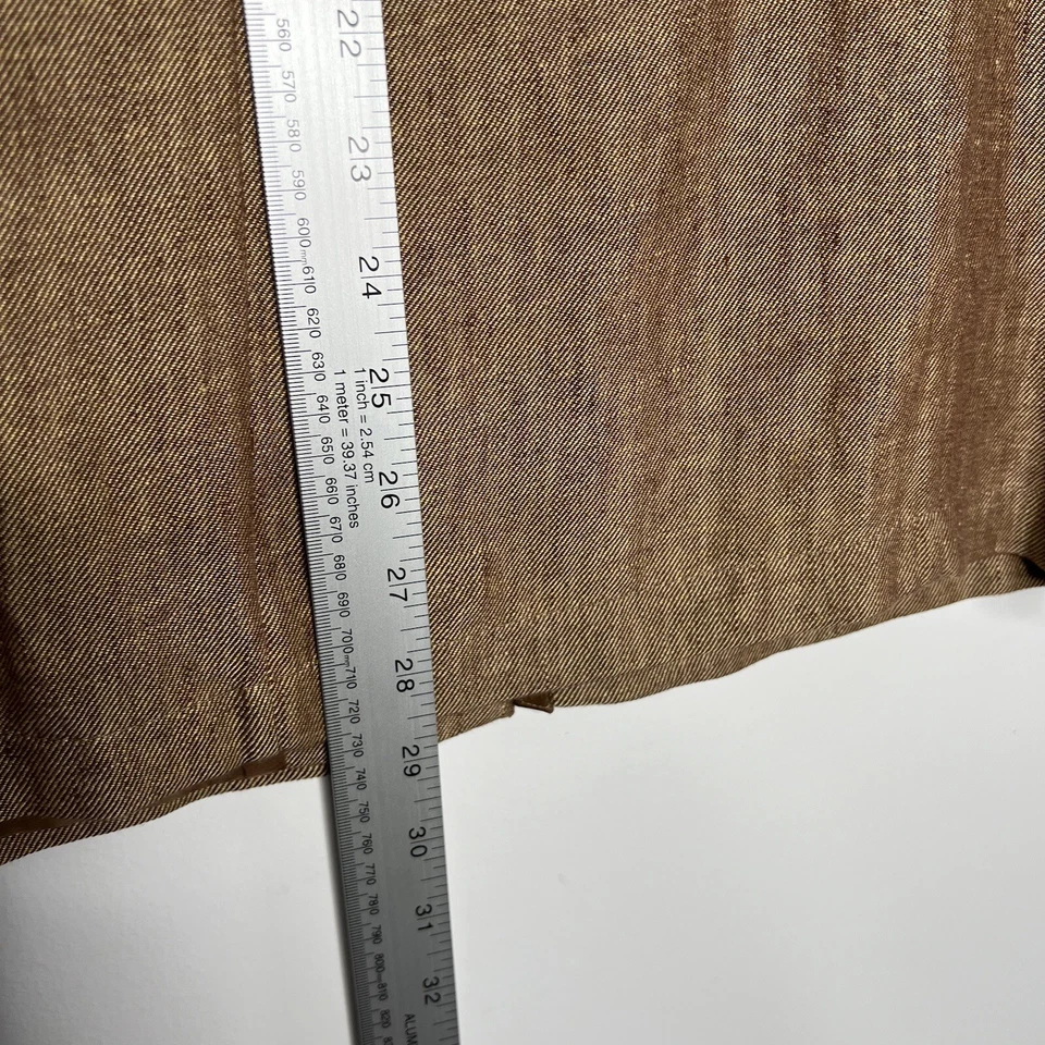 Blazer Akris Punto Mujer 8 Marrón Lino Cremallera Chaqueta Minimalista Carrera Forrada Foto 4 de 4