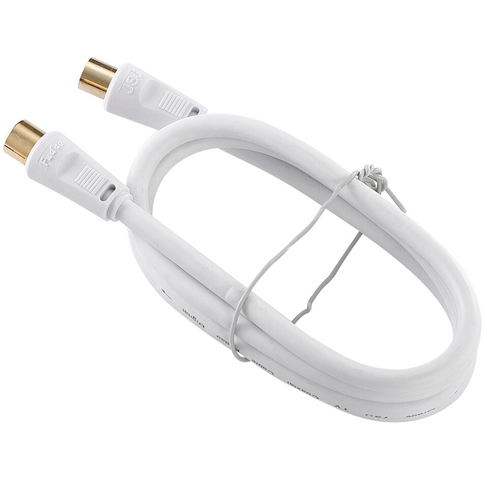 TV Antenna Extension Cable PAL Male to Female Aerial Flylead Cord Lead