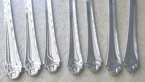 Cuchillo de mantequilla One Only Oneida Fantasy Rose acero inoxidable 6 1/4" cubiertos - Imagen 6 de 10