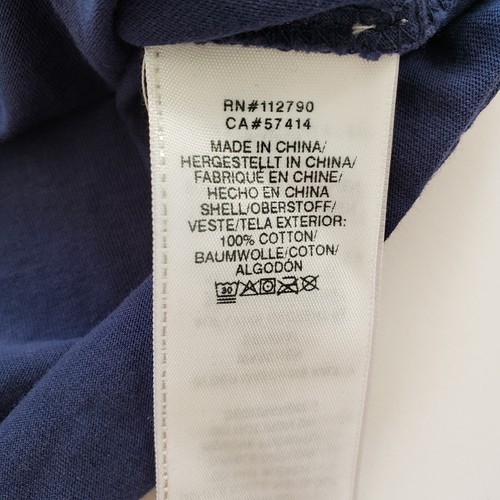 True Religion T Shirt Girls XL (16) Blue Long Sleeve Stars Logo 100% Cotton Tee - Picture 13 of 13