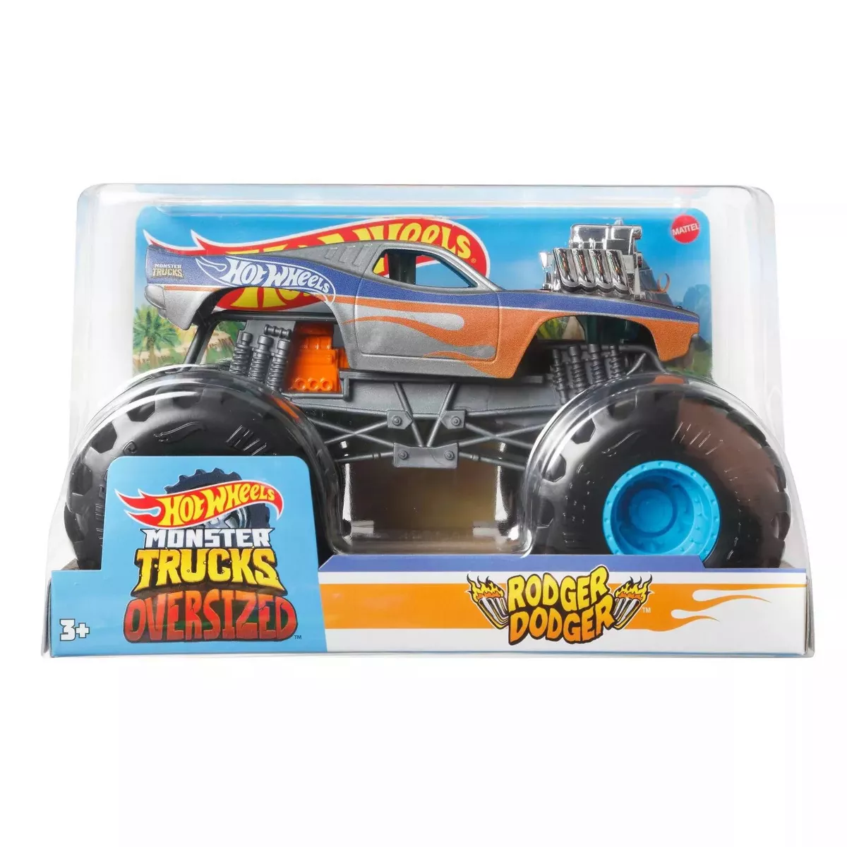 Hot Wheels Monster Truck, radio control Rodger Dodger 1:24 Scale