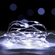 20 LED 6.6ft Battery Operated Copper Wire String Lamp Fairy Lights Wholesale Lot