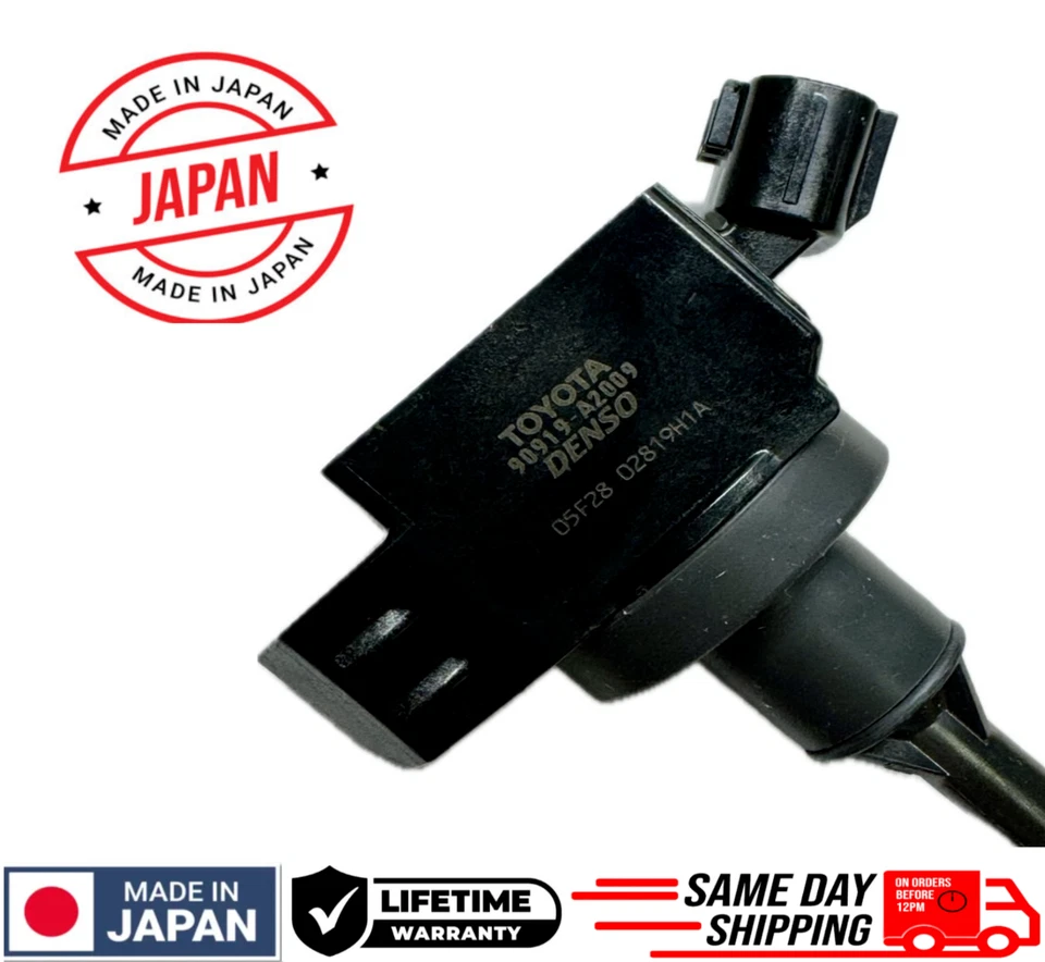 DENSO Ignition Coils For 2018-2025 Toyota Lexus 1.8L 2.0L 2.5L, 90919-A2009 OEM - Image 2 of 4