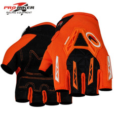 Mens Half Finger Cycling Gloves Breathable Shockproof MTB Mountain Bike Gloves