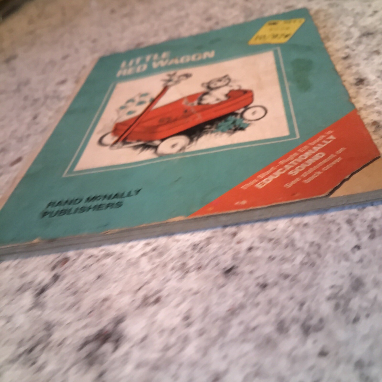 The Little Red Wagon 1949 Rand McNally Start Right Elf Paperback Book RARE