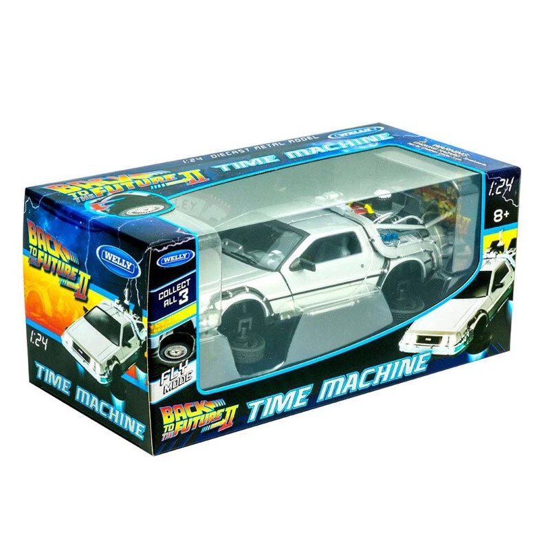 Welly Retour vers le Futur II – De Lorean DMC-12 Voiture Miniature - Photo 1/1