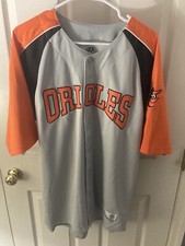 BALTIMORE ORIOLES JERSEY LARGE DYNASTY SERIES GENUINE MLB THROWBACK STITCHED