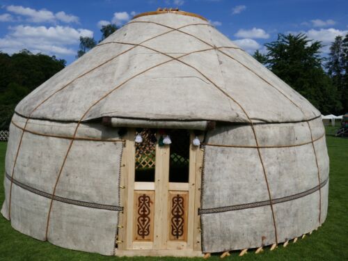 Original kirgisische 6m Jurte Filz Regenschutz Yurt юрта Kirgisien Ger Zelt Tipi - Bild 1 von 12