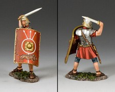 KING  COUNTRY ROMAN EMPIRE ROM016 ROMAN LEGIONARY ATTACKING WITH SWORD MIB