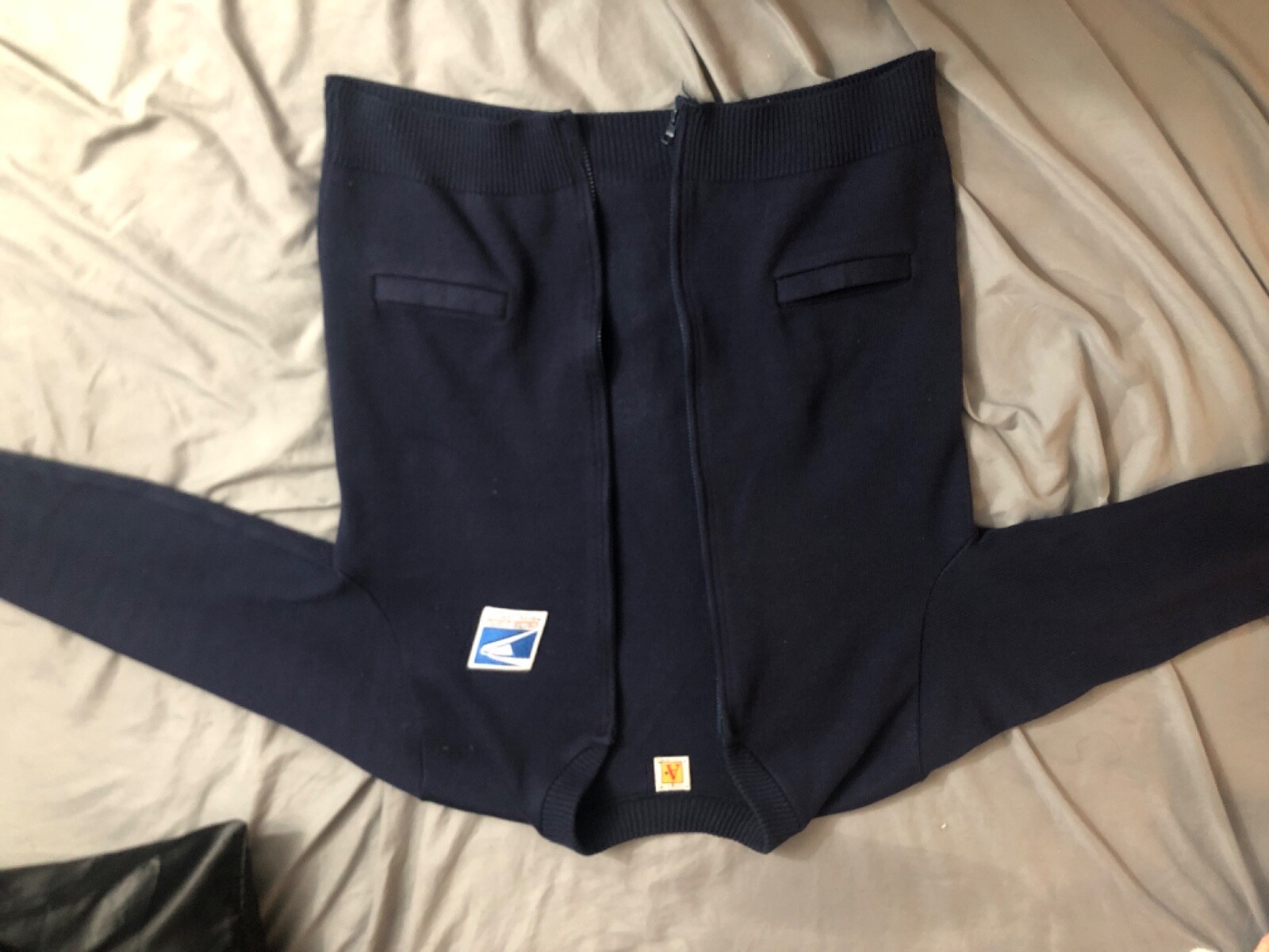 Brookfield Postal Approved M Full Zip USPS Cardigan Sweater Size XL eBay