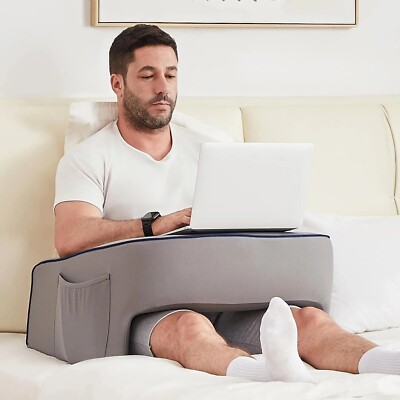 Gaming Kissen für Schoß, Lesekissen für Bett Memory Foam Bettauflagekissen für Rea