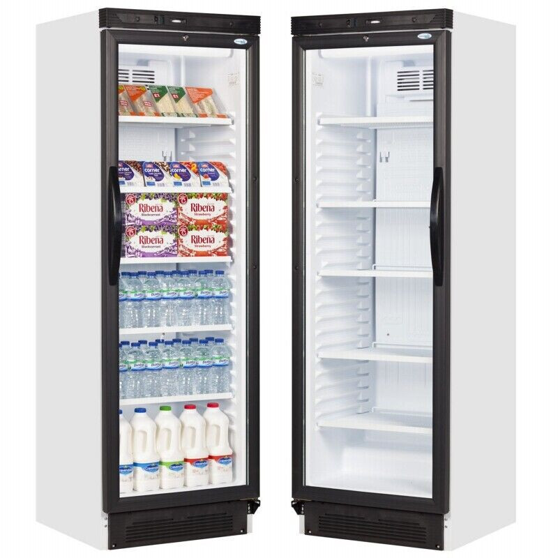 NEW RIGHT HANDED SINGLE GLASS DOOR DRINKS DISPLAY COOLER FRIDGE BOTTLE CHILLER - Image 5