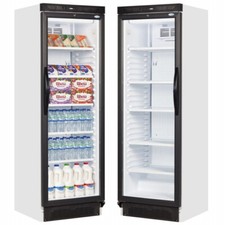 TEFCOLD SC381 SINGLE GLASS DOOR DRINKS DISPLAY COOLER FRIDGE BOTTLE CHILLER