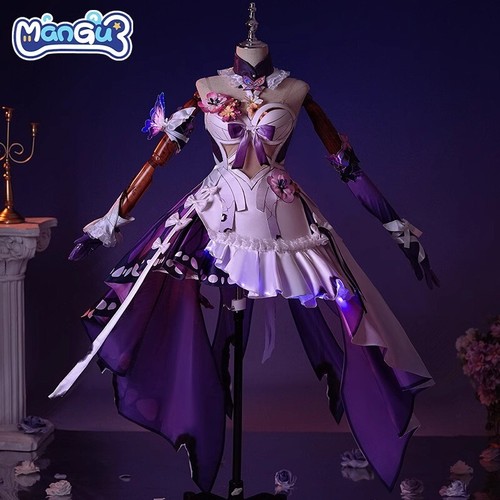 Honkai:Star Rail Castorice Cos Outfit Costume Set Suit Cosplay Accessories Dress - Picture 2 of 19