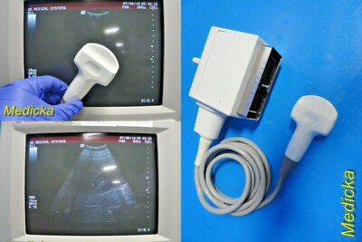 GE C551 (P/N P9607AD) Convex Array 4.0-7.0Mhz Ultrasound Transducer Probe ~20774