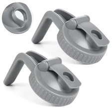 2 PACK Mason Jar Pour Spout Lid Wide Mouth Mason Jars Mason Jar Pitcher Flip Cap