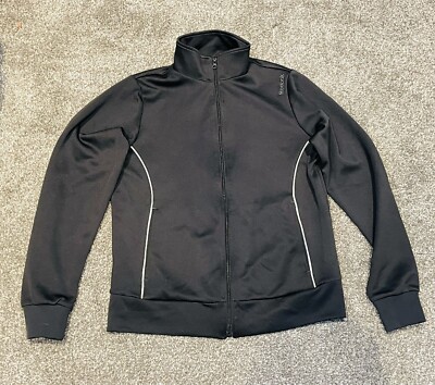 Reebok Kinder Teens Unisex Jacke Schwarz Größe S