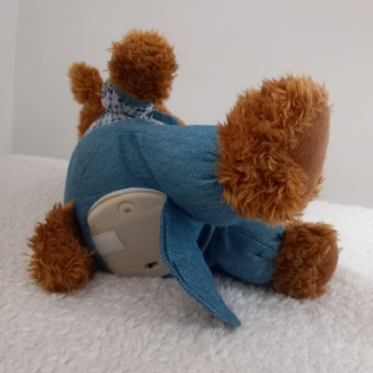 PL/ COUPLE PELUCHE VINTAGE OURS LES TINOURS LA BALADE EN FORET voir