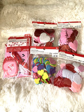Valentine's Day craft supplies-5 Packages-All NEW