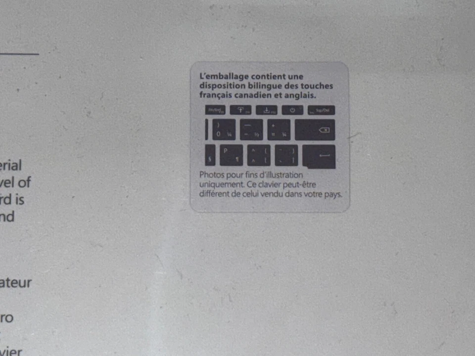 Sealed Microsoft Surface Keyboard Poppy Red English French Bilingual 8XA-00022 - Image 4 of 4