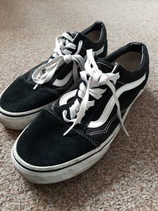 black vans size 6