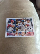 Kyle Schwarber/Pete Alonso/Austin Riley 2023 Topps #178 NL HR Leaders Base Set