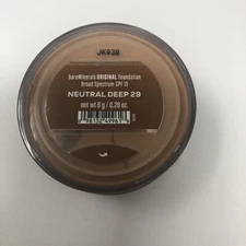 BareMinerals Original Foundation *Neutral Deep 29* BNWOB .28 Oz FL SZ 
