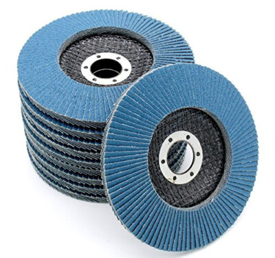 10 Goodway Fächerscheiben Ø 115mmx22,23, Korn 40 blau