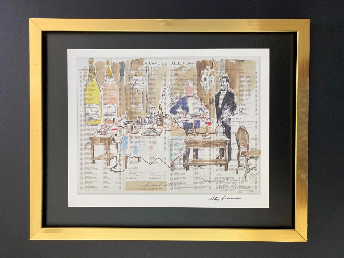 Œuvre Encadrée LeRoy Neiman - Paris France - Pop Art Signé - Format 16x12 Pouces (40x30 Cm) - Neuf