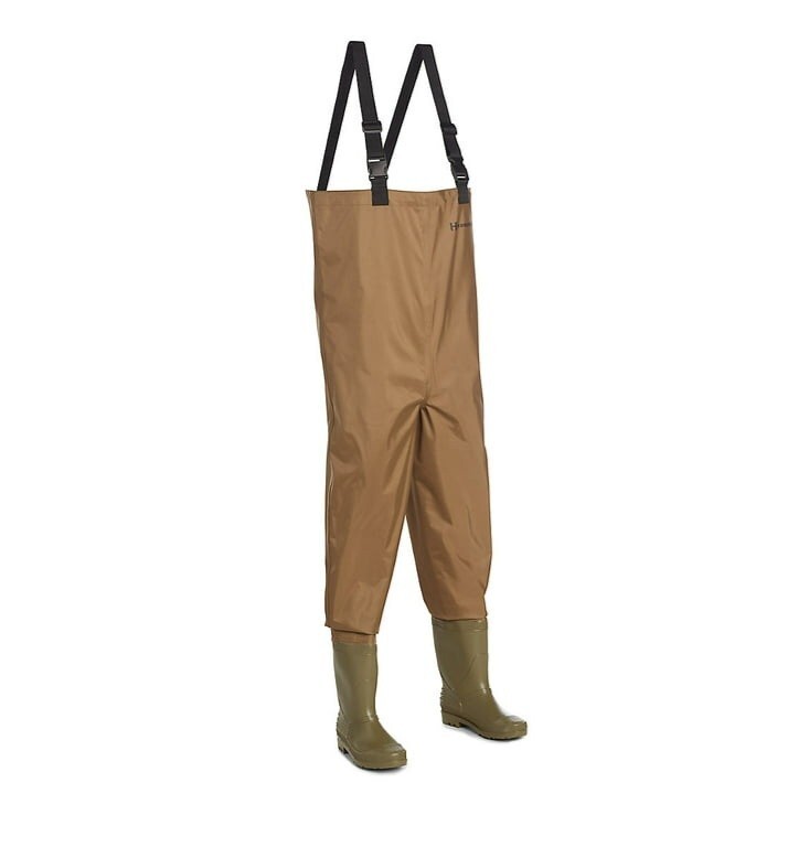 Bottines De Pêche Hodgman Mackenzie PVC – Homme, Marron, Taille 8, Non Isolées