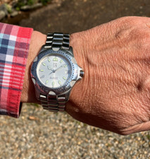 OROLOGIO UOMO ESQUIRE SWISS BY MOVADO ACCIAIO INOX - PER RICAMBI, NON FUNZIONANTE