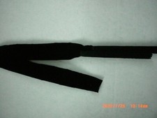 Gourd Dance Sash Black with 14" Black Fringe