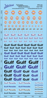Décalcomanies Gulf 1/24 INTERDECAL - 176x100mm - Neuf - Fabriqué En Allemagne