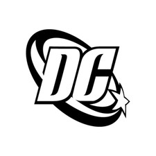 DC Comics Logo Die Cut Vinyl Decal Multiple Colors Made in USA