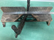 Vintage Langdon Miter Box Excellent Condition with 24" Cast Steel Saw