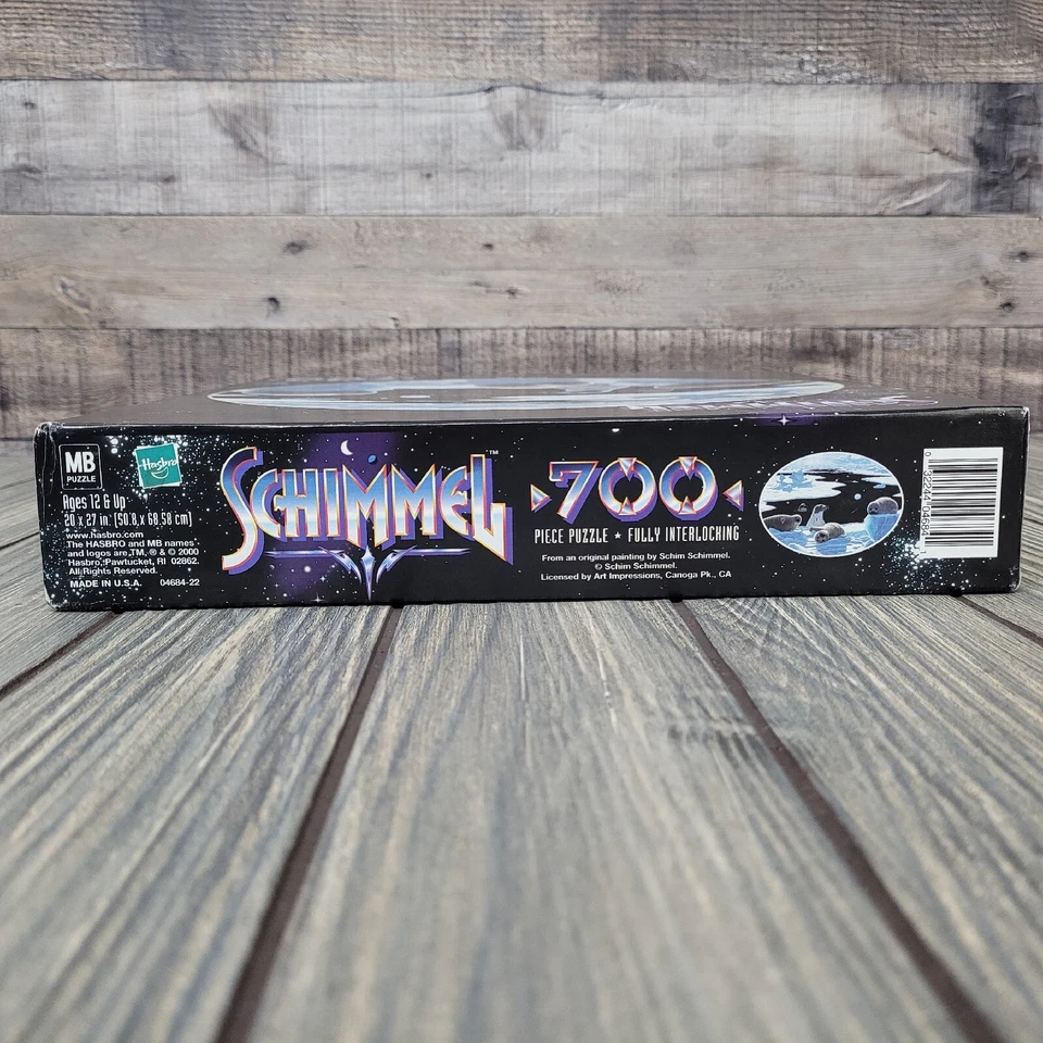 Retro Schimmel Arctic Dreams Jigsaw Puzzle Sealed 700 Piece Vintage Y2K MB NIB - Image 3 of 4