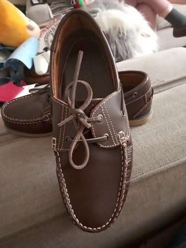 Brandneu Herren Größe 10. Braun Leder DEK - Bild 13 von 13