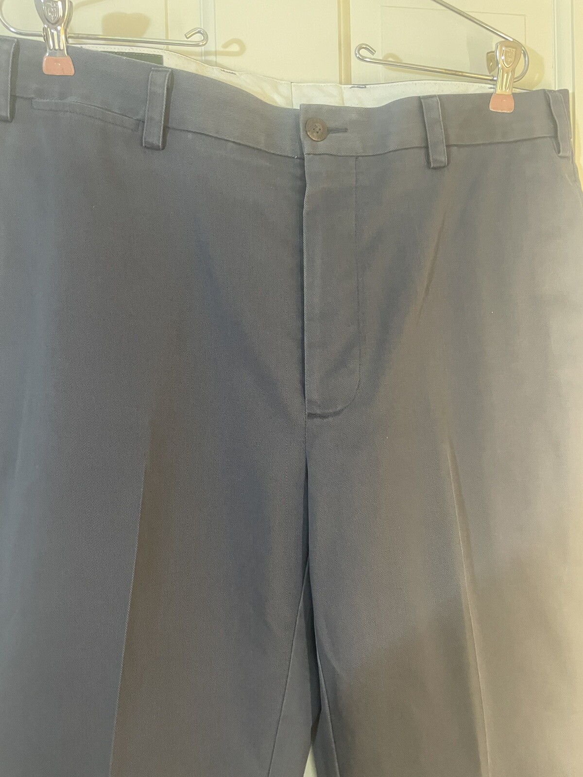 ORVIS MENS CLASSIC FIT GRAY COTTON PANTS SIZE 36 0542 eBay