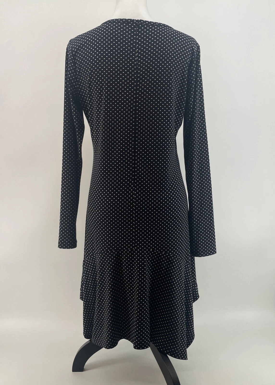 Michael Kors abito nero a pois donna medio classico carriera brunch