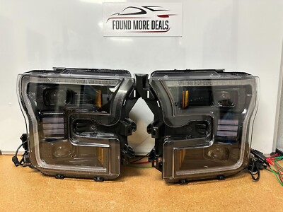 NEW OLM ESSENTIAL SERIES FORD F150 (15-17) WHITE DRL LED HEADLIGHTS