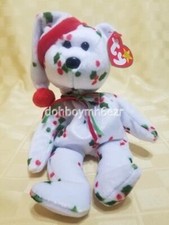 Ty Beanie Baby 1998 Holiday Teddy Bear Christmas stuffed animal plush retired