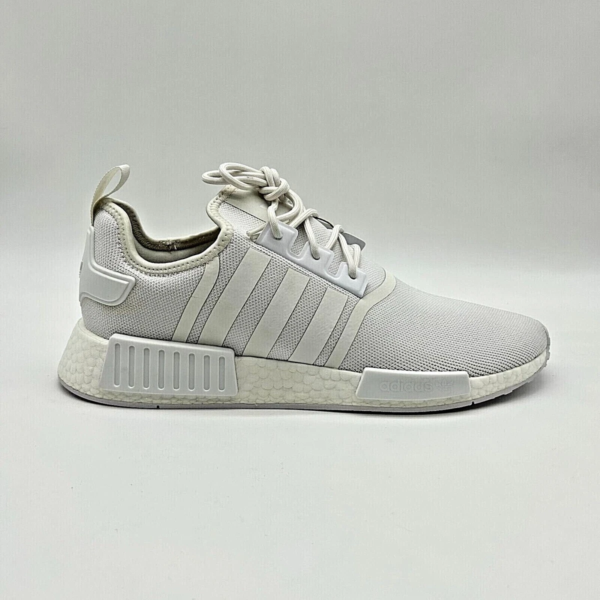 adidas NMD R1 Primeblue Triple White EUR 47.5 UK 12 US 12.5