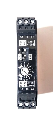NEW SSAC ASTUA3 TIMING RELAY TIMER MULTIFUNCTION 24 240VAC 0.7A OUT TB KNOB