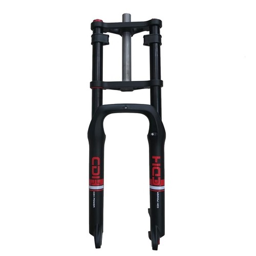 CDH 26X4.0" Fat Tire Bike Fork, Air Suspension Bicycle Fork with 1-1/8" Headset - Picture 2 of 8