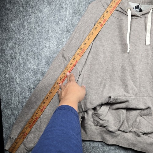 BUFFALO DAVID BITTON Mens Hoodie Pullover Gray Sweatshirt Sweater Casual XL - Picture 7 of 14