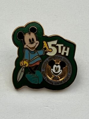 WDW Mickey Mouse 5th Disneyana Convention Logo 1996 Disney Pin (A2)