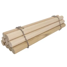 Log Truck Load For Use With Tonka Reproduction Poplar Logs With 2 Chains & Hooks