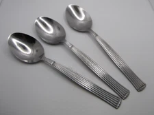 Alco Stainless Flatware China Pattern ACV4 Table Spoons Lot of 3